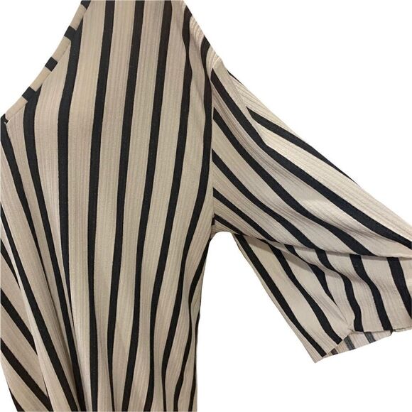 Zara Trafaluc Striped Flowy Shirtdress/Tunic, 3/4 sleeves Sz. Medium‎ - Picture 3 of 5